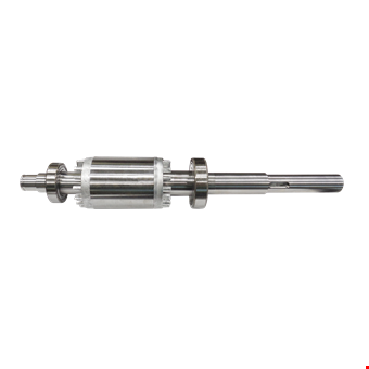 Shaft with Rotor and Ball Bearing