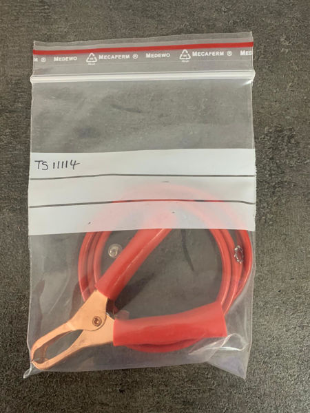 Earth strap with clamp