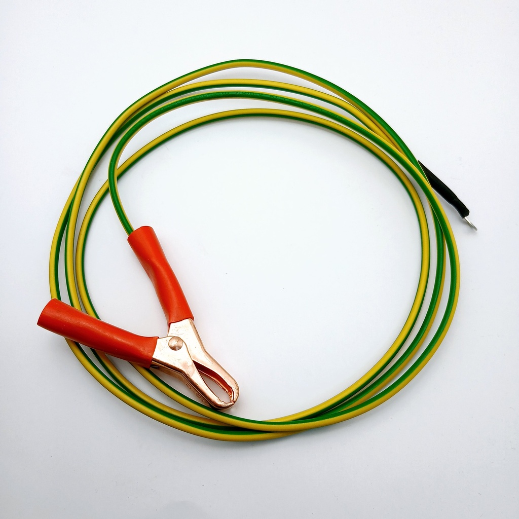 Earth strap w/clamp assy