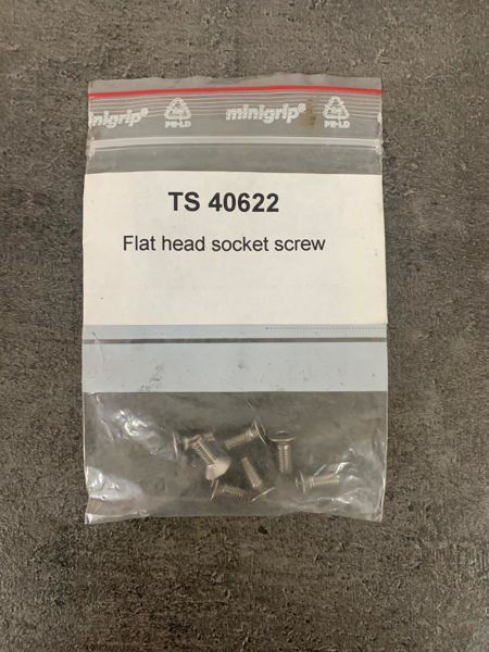 Flat head socket screw M4x10