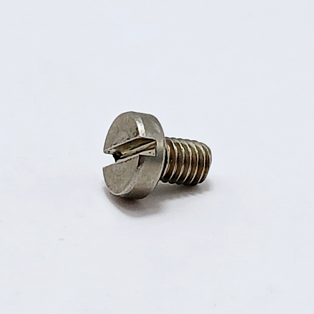 Slotted cheese head mach. screw M3x4