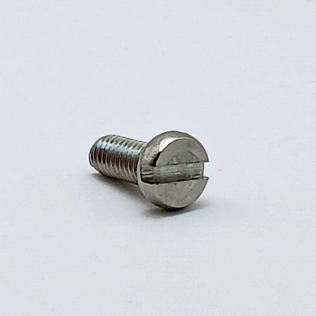Slotted cheese head mach. screw M4x10